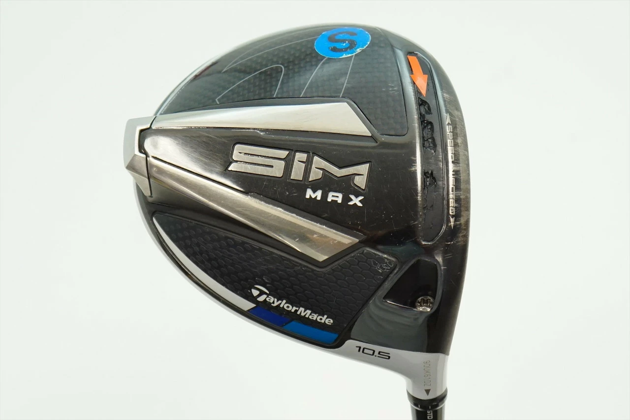 Taylormade Sim Max 10.5 Degree Driver Extra Stiff Flex Atmos Graphite 0888137 3 Taylormade Sim Max 10.5 Degree Driver Extra Stiff Flex Atmos Graphite 0888137
