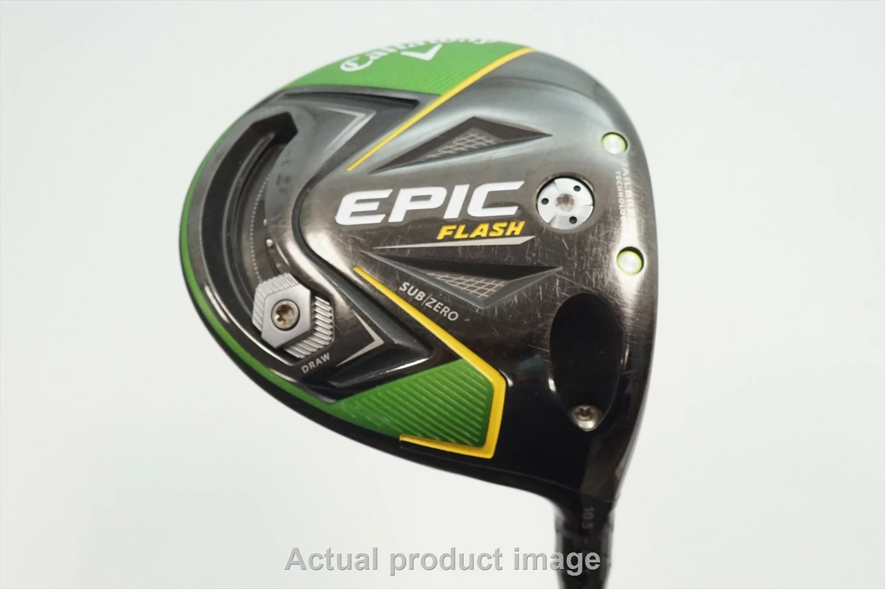 Callaway Epic Flash Sub Zero 10.5° Driver Regular Flex Synergy 0961618 Good 3 Callaway Epic Flash Sub Zero 10.5° Driver Regular Flex Synergy 0961618 Good