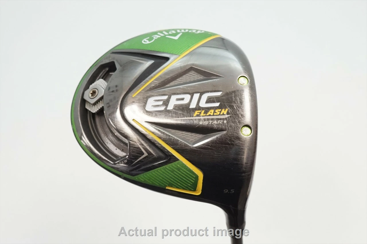 Callaway Epic Flash Star 9.5° Driver Stiff Flex Speeder Evolution 0962009 Good 3 Callaway Epic Flash Star 9.5° Driver Stiff Flex Speeder Evolution 0962009 Good