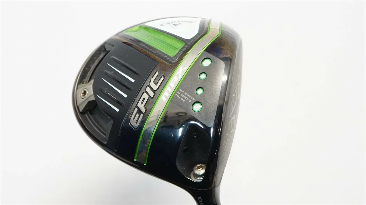 Callaway Epic Max 10.5° Driver Regular Flex Evenflow Riptide 0977416 Good 3 Callaway Epic Max 10.5° Driver Regular Flex Evenflow Riptide 0977416 Good
