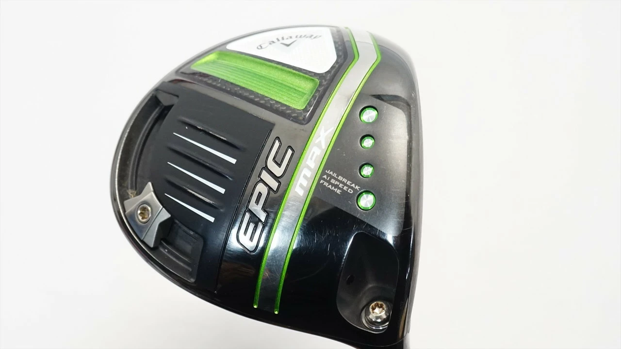 Callaway Epic Max 10.5° Driver Stiff Flex Evenflow 0978123 Excellent 3 Callaway Epic Max 10.5° Driver Stiff Flex Evenflow 0978123 Excellent