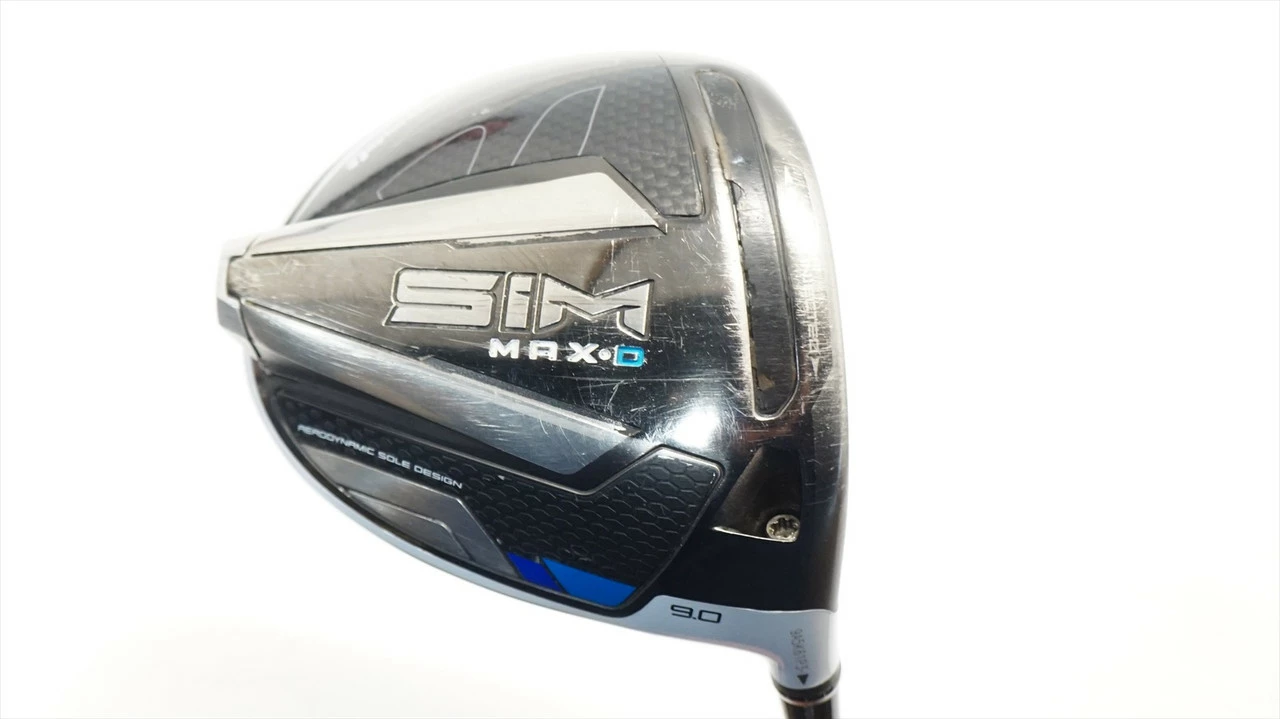 Taylormade Sim Max D 9° Driver Regular Flex Helium 0982397 Good 3 Taylormade Sim Max D 9° Driver Regular Flex Helium 0982397 Good