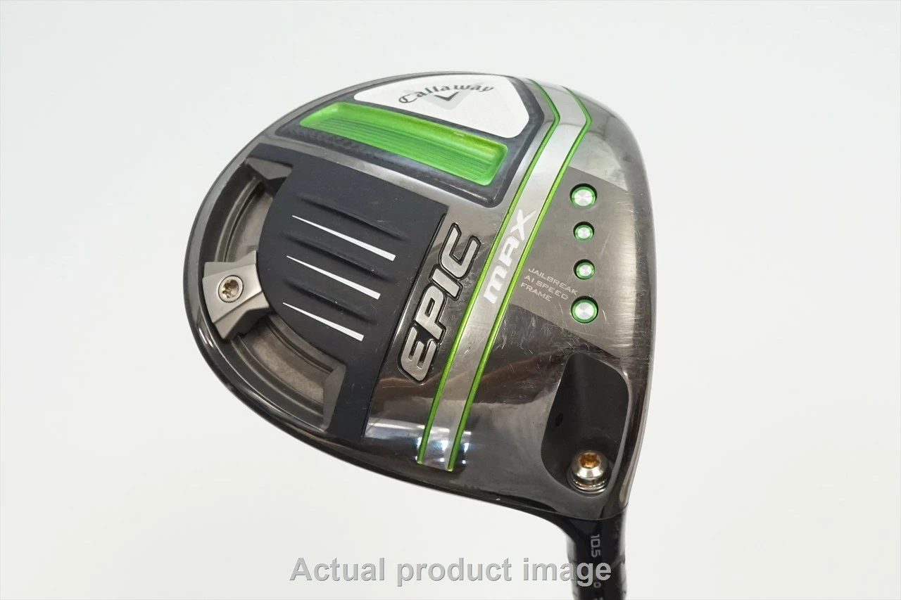 Callaway Epic Max 10.5° Driver Regular Flex Cypher 0990735 Good 3 Callaway Epic Max 10.5° Driver Regular Flex Cypher 0990735 Good