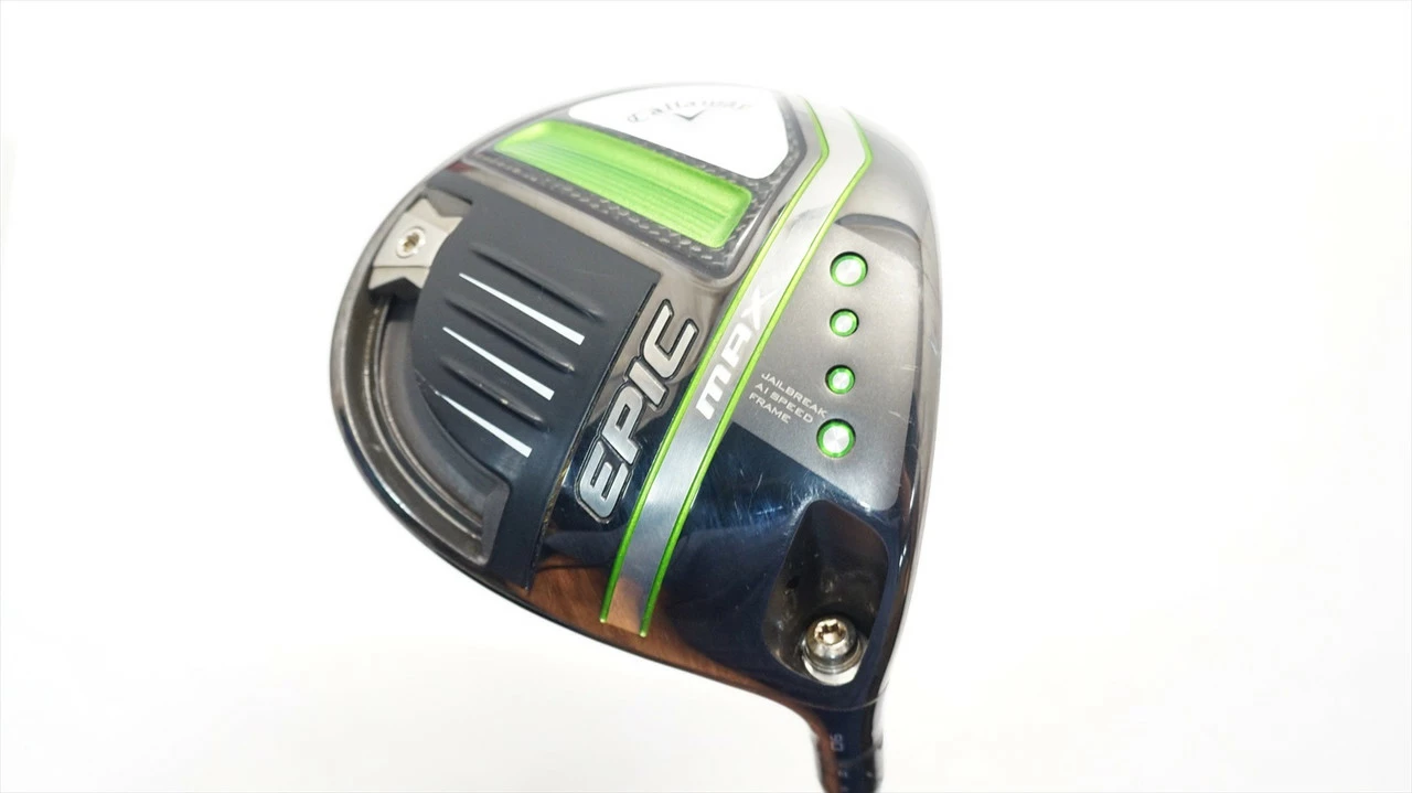 Callaway Epic Max 9° Driver Stiff Flex Hzrdus Smoke 0993156 Good 3 Callaway Epic Max 9° Driver Stiff Flex Hzrdus Smoke 0993156 Good