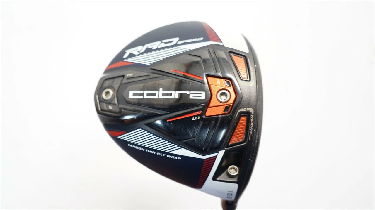 Cobra Rad Speed 10.5° Driver Regular Flex Evenflow Riptide Cb 0993222 Excellent 3 Cobra Rad Speed 10.5° Driver Regular Flex Evenflow Riptide Cb 0993222 Excellent