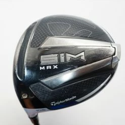 Taylormade Sim Max 10.5° Driver Stiff Flex Hzrdus Rdx Smoke 1018814 Left Hand Lh